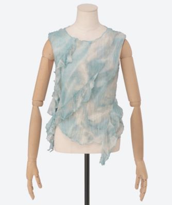 ESTHE（Woman）/エステ Asymmetric Ruffle Top 152-3050