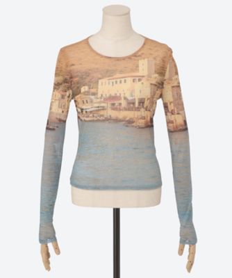 ESTHE（Woman）/エステ Ｍｅｓｈ　Ｌｏｎｇ　Ｓｌｅｅｖｅ　Ｔｏｐ　１５２－３１０２