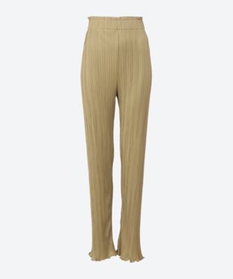 ESTHE（Woman）/エステ Pleated Straight Leg Trousers 152-3192a