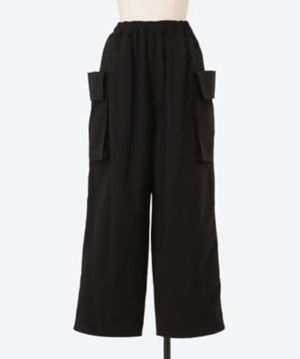 PHEENY (Women)/フィーニー High stretch taffeta gathered pants PA25―EQ02 BLACK パンツ・ズボン【三越伊勢丹/公式】