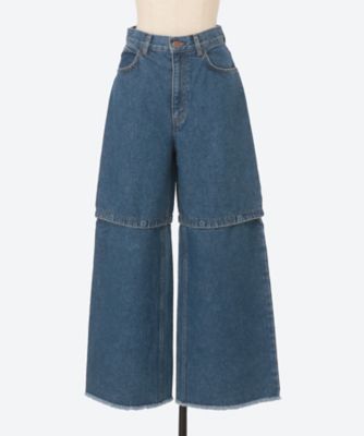 Denim convertible pants PA25―PT03