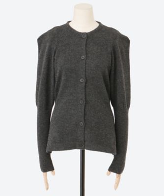 PHEENY (Women)/フィーニー Extra fine lambs cardigan PA25―KT01 GRAY トップス【三越伊勢丹/公式】