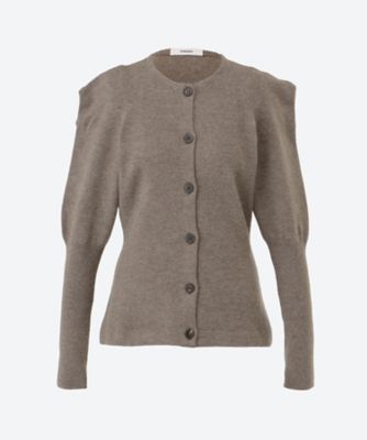 PHEENY (Women)/フィーニー Extra fine lambs cardigan PA25―KT01 MOCHA トップス【三越伊勢丹/公式】