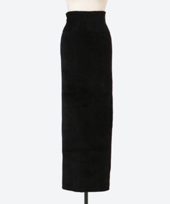 Mole yarn wholegarment long skirt