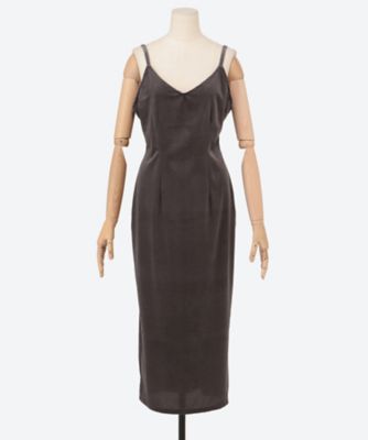 ＜PHEENY (Women)＞Ｓｈｅｅｒ　ｖｅｌｏｕｒ　ｃａｍｉｓｏｌｅ　ｄｒｅｓｓ　ＰＡ２５―ＣＳ１８
