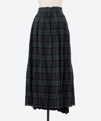 スカート rosemuse check pleated skirt black rosemuse ロゼミューズ スカート ブラック check pleats mini