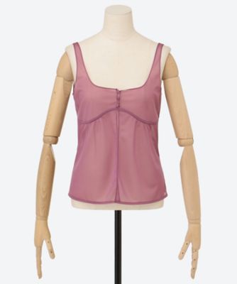 AMOMENTO (Women)/アモーメント ＳＨＥＥＲ　ＢＲＡ　ＴＯＰ　ＡＭ２５ＳＳＷ０８ＴＯ