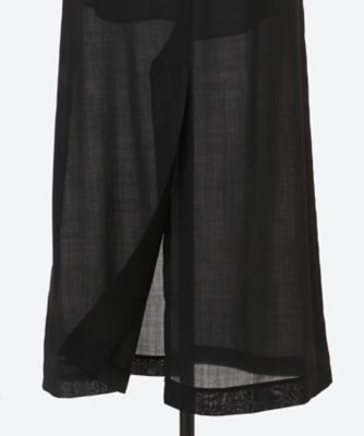 SHEER MAXI LONG SKIRT AM25SSW07SK
