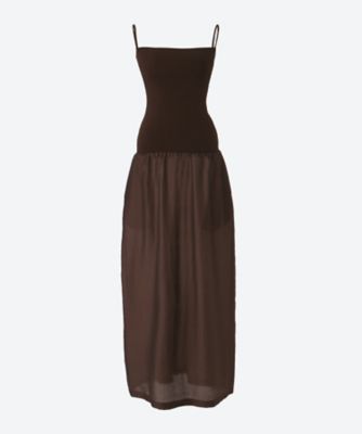 AMOMENTO (Women)/アモーメント ＳＩＬＫＹ　ＫＮＩＴ　ＭＡＸＩ　ＤＲＥＳＳ　ＡＭ２５ＳＳＷ０７ＤＲ
