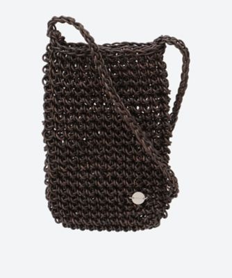 AMOMENTO (Women)/アモーメント ＭＩＮＩ　ＨＡＮＤＭＡＤＥ　ＬＥＡＴＨＥＲ　ＮＥＴ　ＢＡＧ　ＡＭ２５ＳＳＷ０４ＢＧ