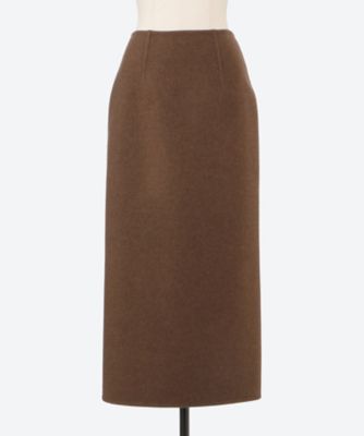 スカート Wool Rever Slit Skirt