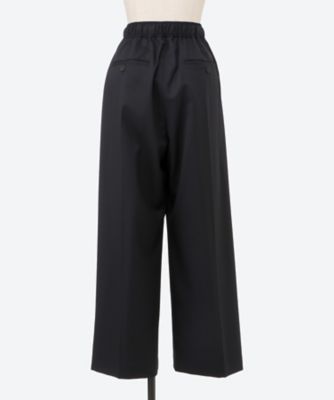 【新品】37,400円POSTELEGANT パンツ38M POSTELEGANT / Wool Cotton Wide Trousers | twelve