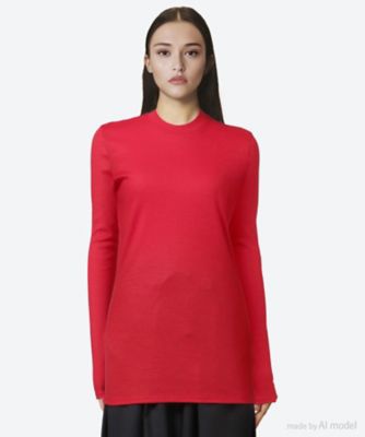 ＜POSTELEGANT (Women)＞セーター　Ｆｉｎｅ　Ｗｏｏｌ　Ｃｉｒｃｕｌａｒ　Ｒｉｂ　Ｃｒｅｗ　Ｎｅｃｋ　ＣＳ２５Ａ０００５