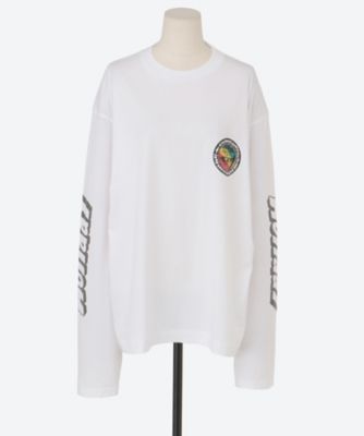 HOLIDAY (Women)/ホリデイ SUPER FINE L/S T―SHIRT(RASTER CIRCLE) 25201008 WHITE トップス【三越伊勢丹/公式】