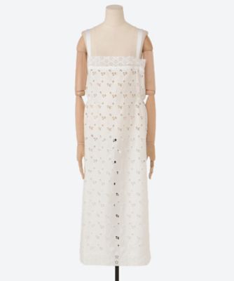 HOLIDAY (Women)/ホリデイ HEART LACE SLIP DRESS 25202004 WHITE ワンピース・ドレス【三越伊勢丹/公式】