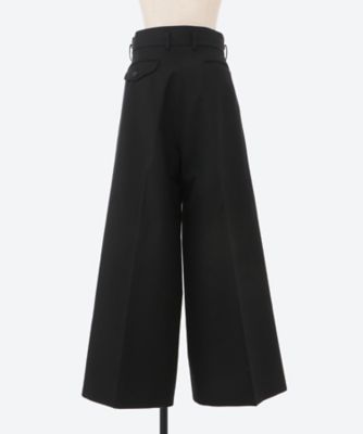 WOOL TWILL DRAWSTRINGS SUPER WIDE