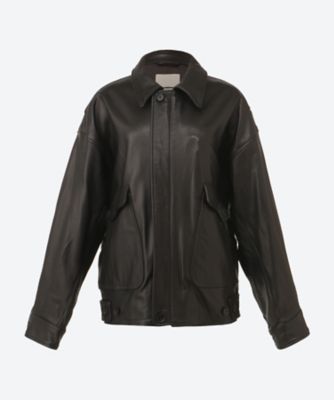 ＜YOKE (Women)＞Ｌｅａｔｈｅｒ　Ｆｌｉｇｈｔ　Ｊａｃｋｅｔ　ＹＫ２５ＦＷ０１０１７Ｂ