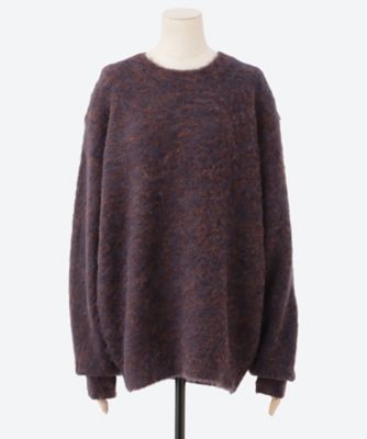 3Color Mix Baby Alpaca Crewneck