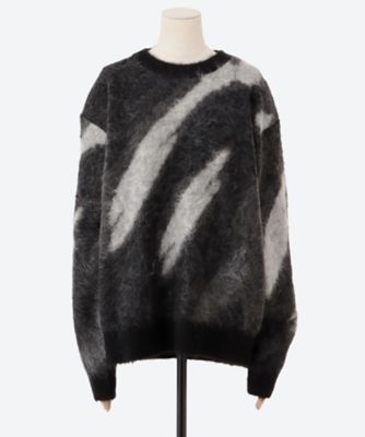 YOKE (Women)/ヨーク Kid Mohair Jacqurad Sweater YK25FW01110S BLUR トップス【三越伊勢丹/公式】