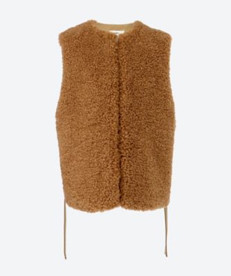 ＜muller of yoshiokubo (Women)＞ＢＵＭＰＹ　ＷＯＯＬ　ＢＯＡ　ＶＥＳＴ　ＭＬＦ２５７０２