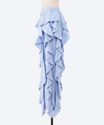 RUFFLE PLAID PANTS 2312―1225
