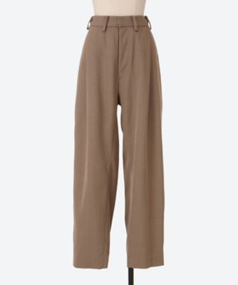 UNDECORATED (Women)/アンデコレイテッド CLEAR WOOL TWILL PANTS UDF25401 KHAKI パンツ・ズボン【三越伊勢丹/公式】