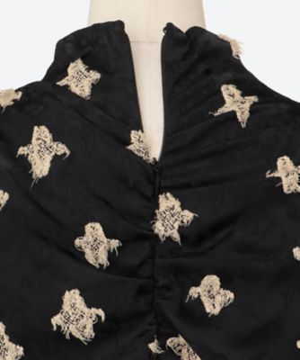 DINOSAUR JACQUARD DRESS 2311―1225