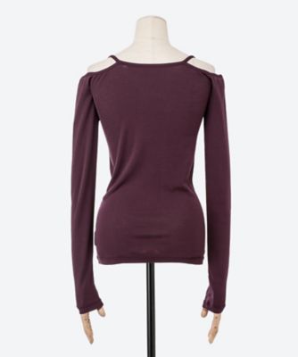 Mercerized cotton off shoulder