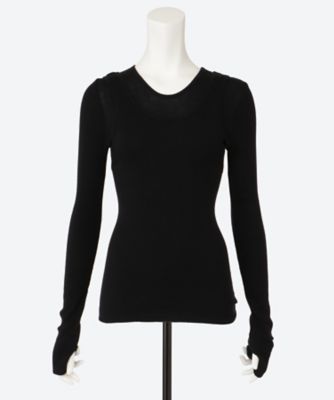 Wool rib layered LS PO H232549