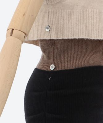 WOOL VEST WAIST WARMER SET K―1703