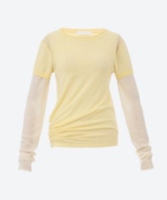 SHEER CROPPED KNIT AM25SSW03KN