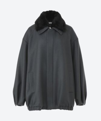 ＜KAYLE (Women)＞ＭＥＬＴＯＮ　ＦＵＲ　ＣＯＬＬＡＲ　ＪＡＣＫＥＴ　Ｋ―１８０１