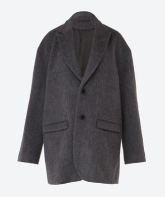 MOHAIR SHAGGY LONG JACKET