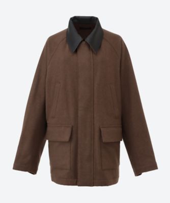 ＜JUHA (Women)＞ＬＥＡＴＨＥＲ　ＣＯＬＬＡＲ　ＲＩＤＩＮＧ　ＪＡＣＫＥＴ　１０２２０２０４―１