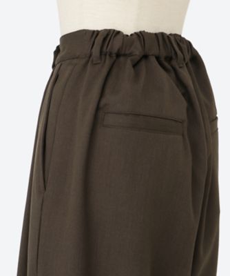 パンツ JUHA 24AW 2TUCK WIDE EASY PANTS. 2TUCK WIDE EASY PANTS -BROWN- | IN ONLINE STORE