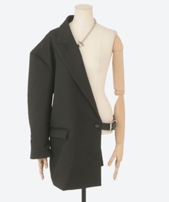 FUMIE=TANAKA/フミエタナカ half jk F25A18 BK コート・ジャケット【三越伊勢丹/公式】