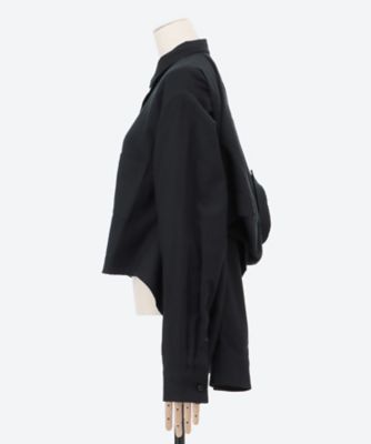 新品未使用　タグ付き　タナカフミエ　オーガンジーチャイナブラウス 新品未使用タグ付きタナカフミエオーガンジーチャイナブラウス