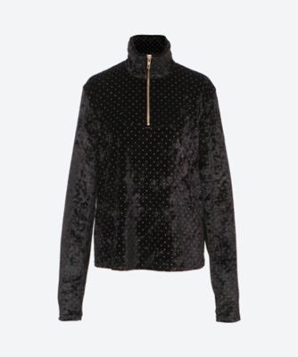 SIMONE WILD (Women)/シモーネ ワイルド STUD VELVET TROYER black トップス【三越伊勢丹/公式】