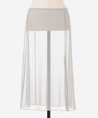 SIMONE WILD (Women)/シモーネ ワイルド MESH SLIP SKIRT fango ひざ丈スカート【三越伊勢丹/公式】