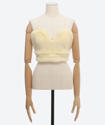 FUMIE=TANAKA/フミエタナカ far bustier F25A30 WH トップス【三越伊勢丹/公式】