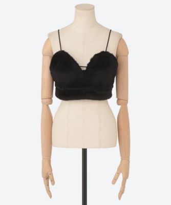 FUMIE=TANAKA/フミエタナカ far bustier F25A30 BK トップス【三越伊勢丹/公式】