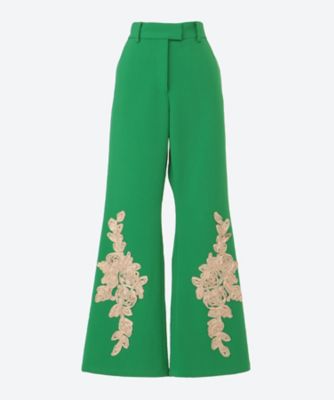 【極美品】FUMIETANAKA jacquard flare pants M FUMIE TANAKA JACQUARD PANTS フミエタナカ ジャカード パンツ