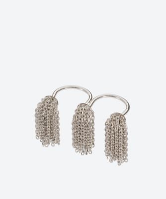 ＜FUMIE=TANAKA＞ｔｒｉｐｌｅ　ｃｈａｉｎ　ｒｉｎｇ　Ｆ２５Ａ６８