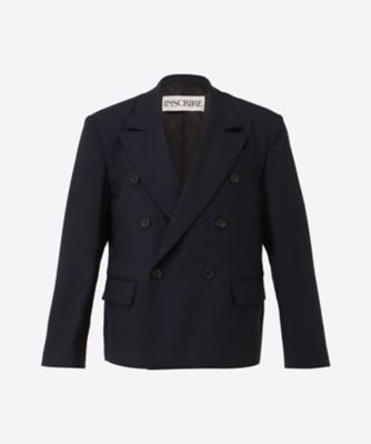 ＜INSCRIRE (Women)＞Ｗｏｏｌ　Ｔｉｇｈｔ　Ｆｉｔ　Ｄｏｕｂｌｅ　Ｊａｃｋｅｔ　Ｉ２５ＡＷ―ＪＫ５３