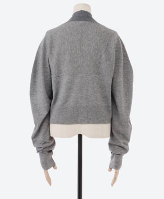 RIB SWITCHING SHORT CARDIGAN 25AWAC