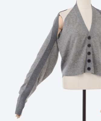 RIB SWITCHING SHORT CARDIGAN 25AWAC