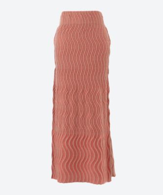 スカート a ccordion WAVY STRIPE SKIRT 25AWAC-008 WAVY STRIPE SKIRT 25AWAC－009 | A
