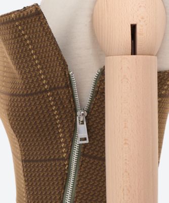 plaid knit bustier OH25AW―KN02