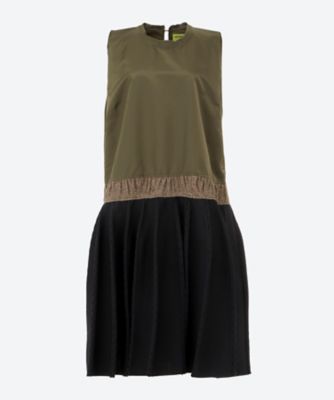 ＜ODAKHA (Woman)＞ｃｏｍｂｉｎａｔｉｏｎ　ｐｌｅａｔｅｄ　ｔｗｅｅｄ　ｄｒｅｓｓ　ＯＨ２５ＡＷ―ＯＰ０２