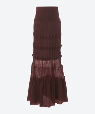 ＜OPEN SESAME CLUB (Woman)＞ｓｈｅｅｒ　ｆｌｏｗ　２ｗａｙ　ｓｋｉｒｔ　ＯＣＦ２５２０２